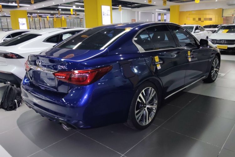 Used Infiniti Q50L 2022 2.0T Enjoyment Sport Edition Rear Right 45 Deg