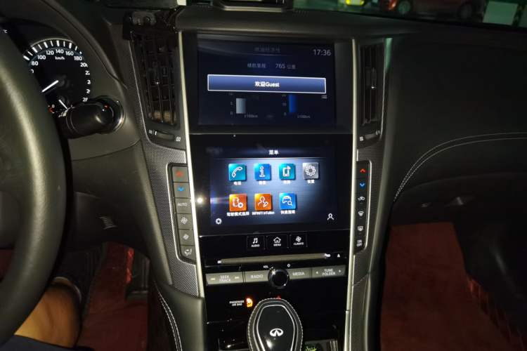 Used Infiniti Q50L 2022 2.0T Enjoyment Edition Audio And AC Panel