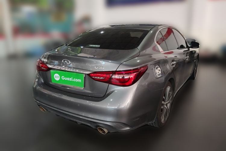 Used Infiniti Q50L 2022 2.0T Enjoyment Edition Rear Right 45 Deg