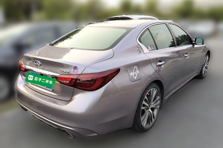 Used Infiniti Q50L 2022 2.0T Enjoyment Edition Rear Right 45 Deg