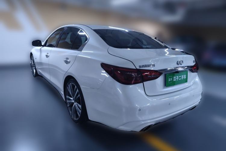 Used Infiniti Q50L 2022 2.0T WAVE Edition Rear Left 45 Deg