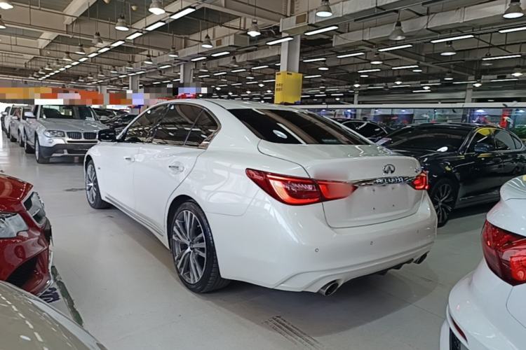 Used Infiniti Q50L 2022 2.0T Enjoyment Edition Rear Left 45 Deg