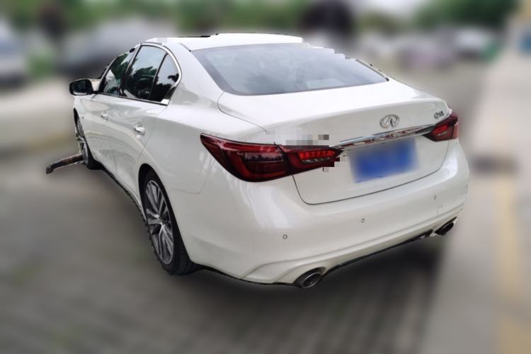 Used Infiniti Q50L 2022 2.0T Enjoyment Edition Rear Left 45 Deg