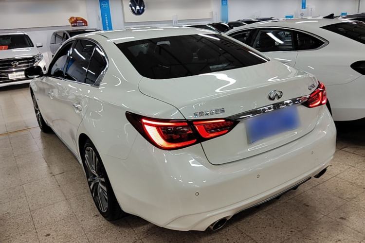 Used Infiniti Q50L 2022 2.0T Enjoyment Edition Rear Left 45 Deg