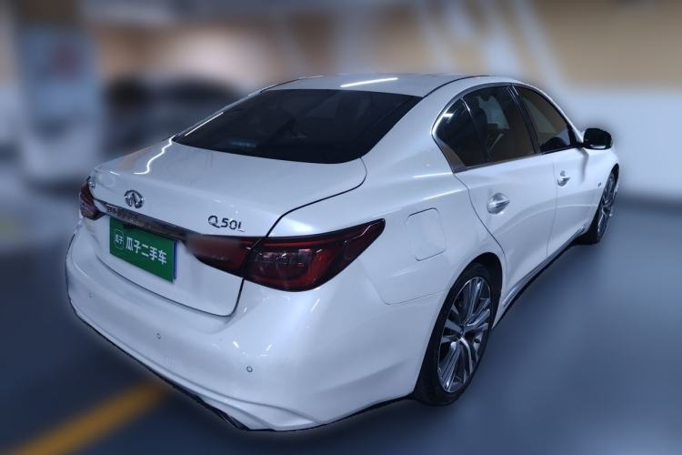 Used Infiniti Q50L 2022 2.0T WAVE Edition Rear Right 45 Deg