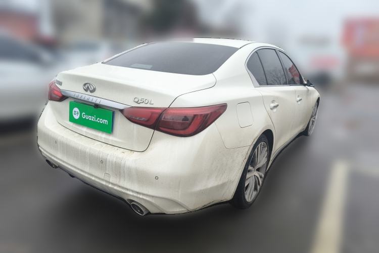 Used Infiniti Q50L 2022 2.0T Enjoyment Edition Rear Right 45 Deg