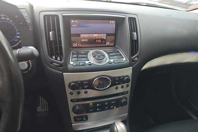 Used Infiniti Q60 2013 3.7L Audio And AC Panel