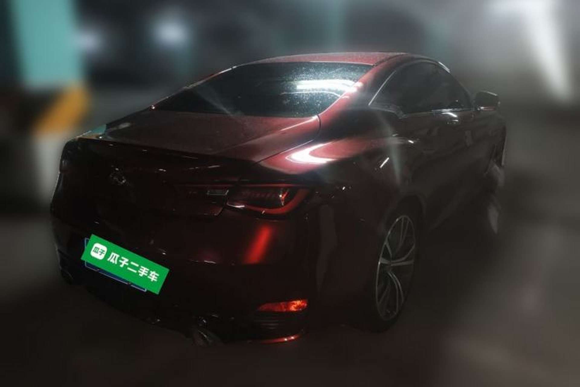 Used Infiniti Q60 2017 2.0T Luxury Edition Rear Right 45 Deg