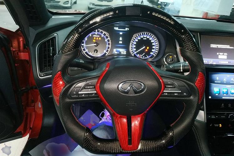 Used Infiniti Q60 2017 2.0T Luxury Edition Steering Wheel