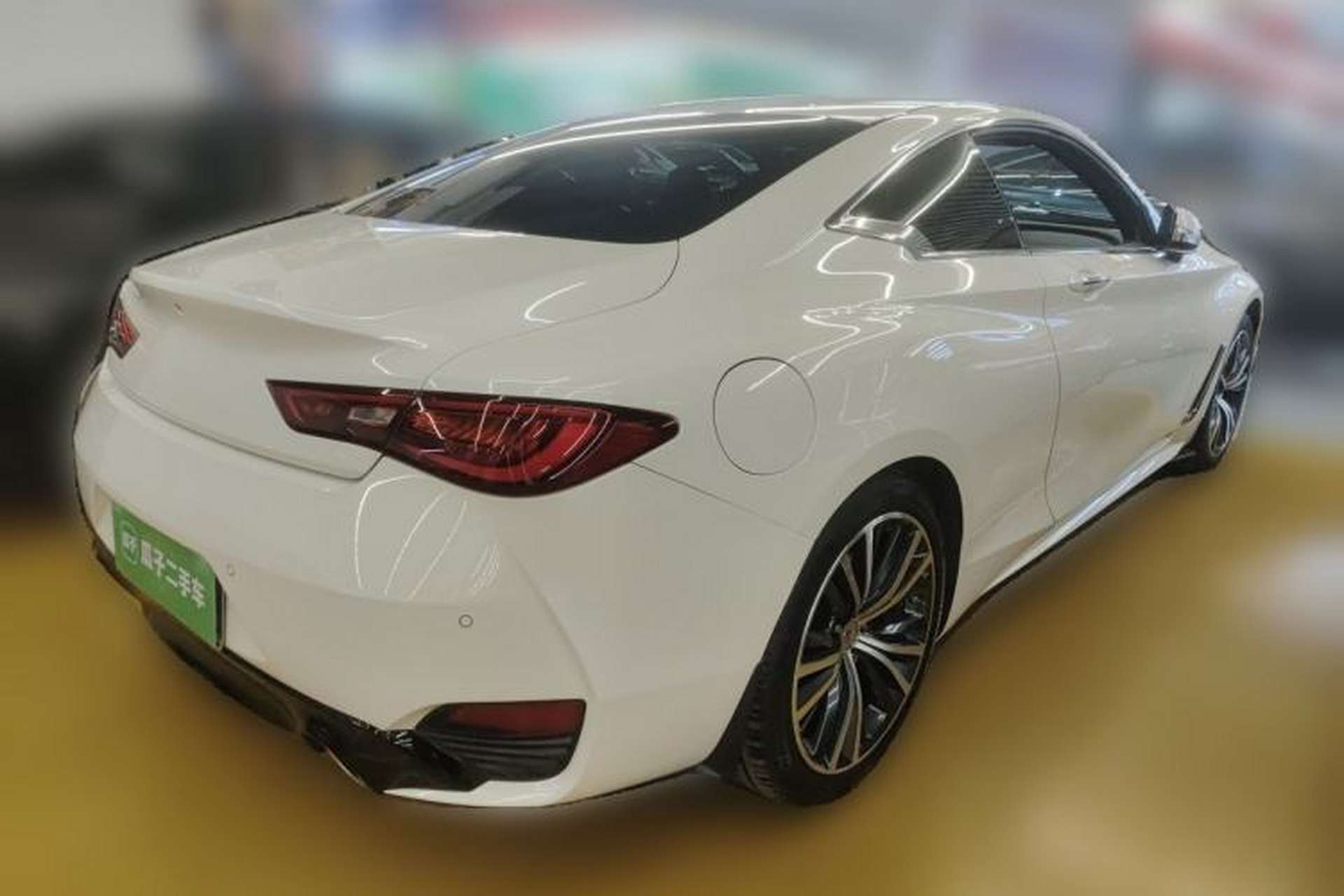 Used Infiniti Q60 2017 2.0T Luxury Edition Rear Right 45 Deg