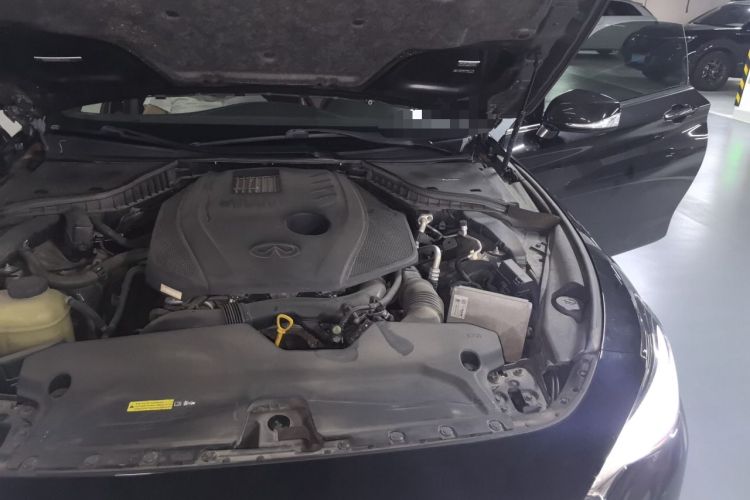 Used Infiniti Q60 2019 S 2.0T Luxury Sport Edition Engine Bay Left