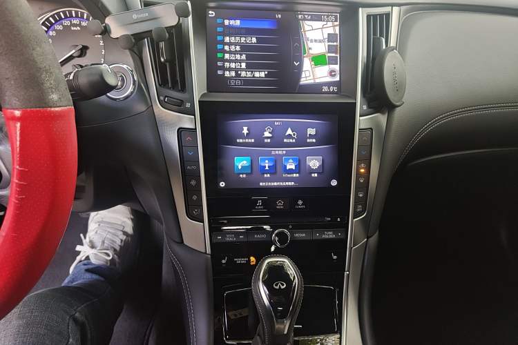 Used Infiniti Q60 2019 2.0T Luxury Edition Audio And AC Panel