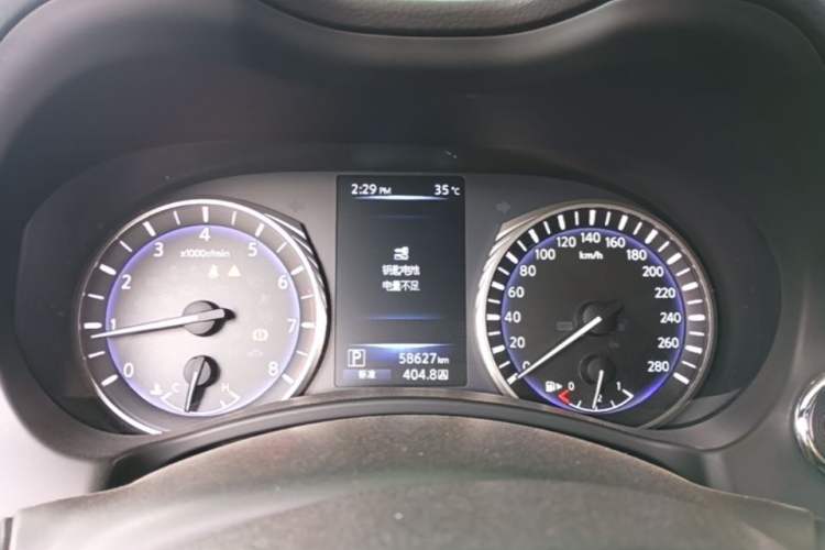 Used Infiniti Q60 2019 2.0T Luxury Edition Instrument Cluster