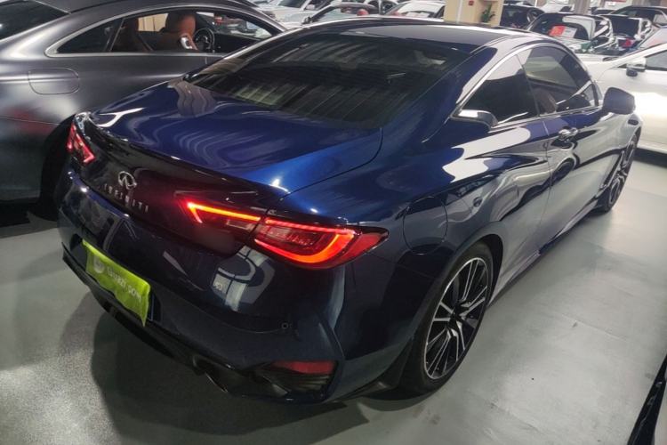 Used Infiniti Q60 2019 S 2.0T Luxury Sport Edition Rear Right 45 Deg