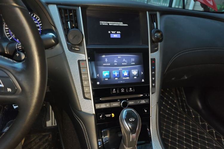 Used Infiniti Q60 2019 S 2.0T Luxury Sport Edition Audio And AC Panel