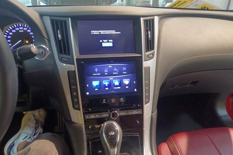 Used Infiniti Q60 2019 S 2.0T Luxury Sport Edition Audio And AC Panel