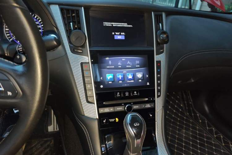 Used Infiniti Q60 2019 S 2.0T Luxury Sport Edition Audio And AC Panel