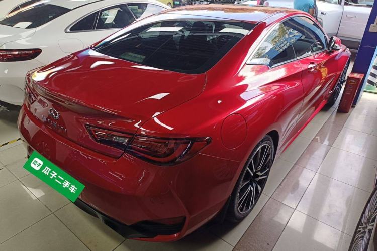 Used Infiniti Q60 2019 S 2.0T Luxury Sport Edition Rear Right 45 Deg