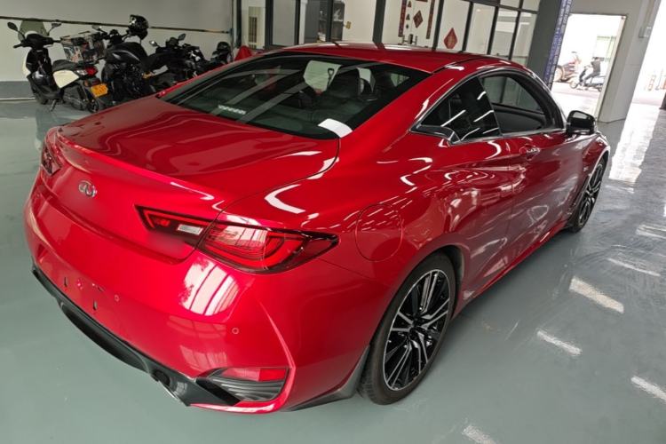 Used Infiniti Q60 2019 S 2.0T Luxury Sport Edition Rear Right 45 Deg