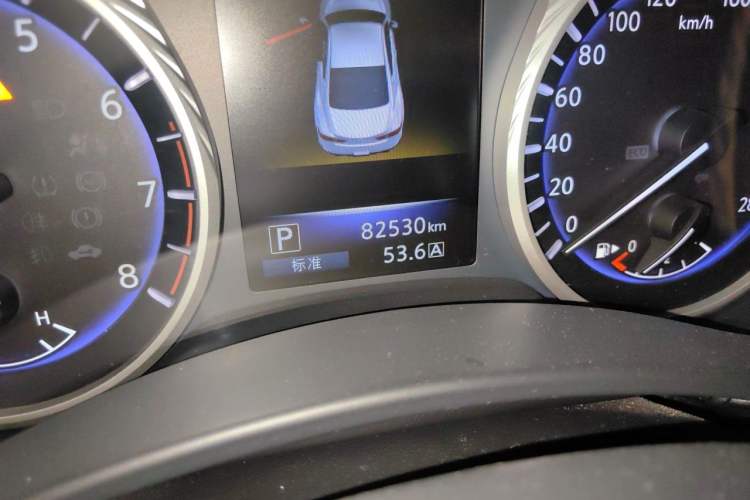 Used Infiniti Q60 2019 S 2.0T Luxury Sport Edition Odometer Close Up