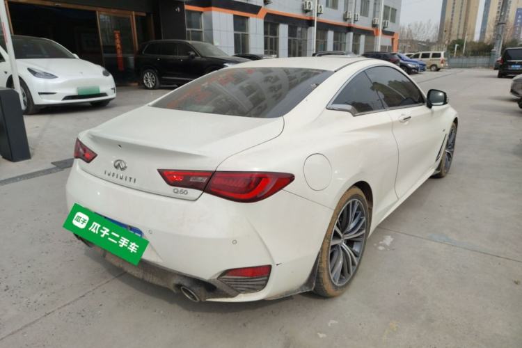 Used Infiniti Q60 2019 2.0T Luxury Edition Rear Right 45 Deg