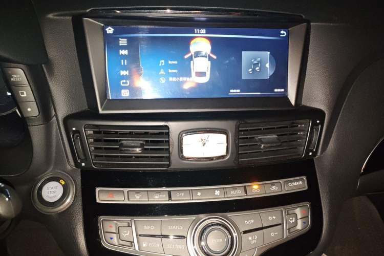 Used Infiniti Q70 2015 Q70L 2.5L Elite Edition Audio And AC Panel