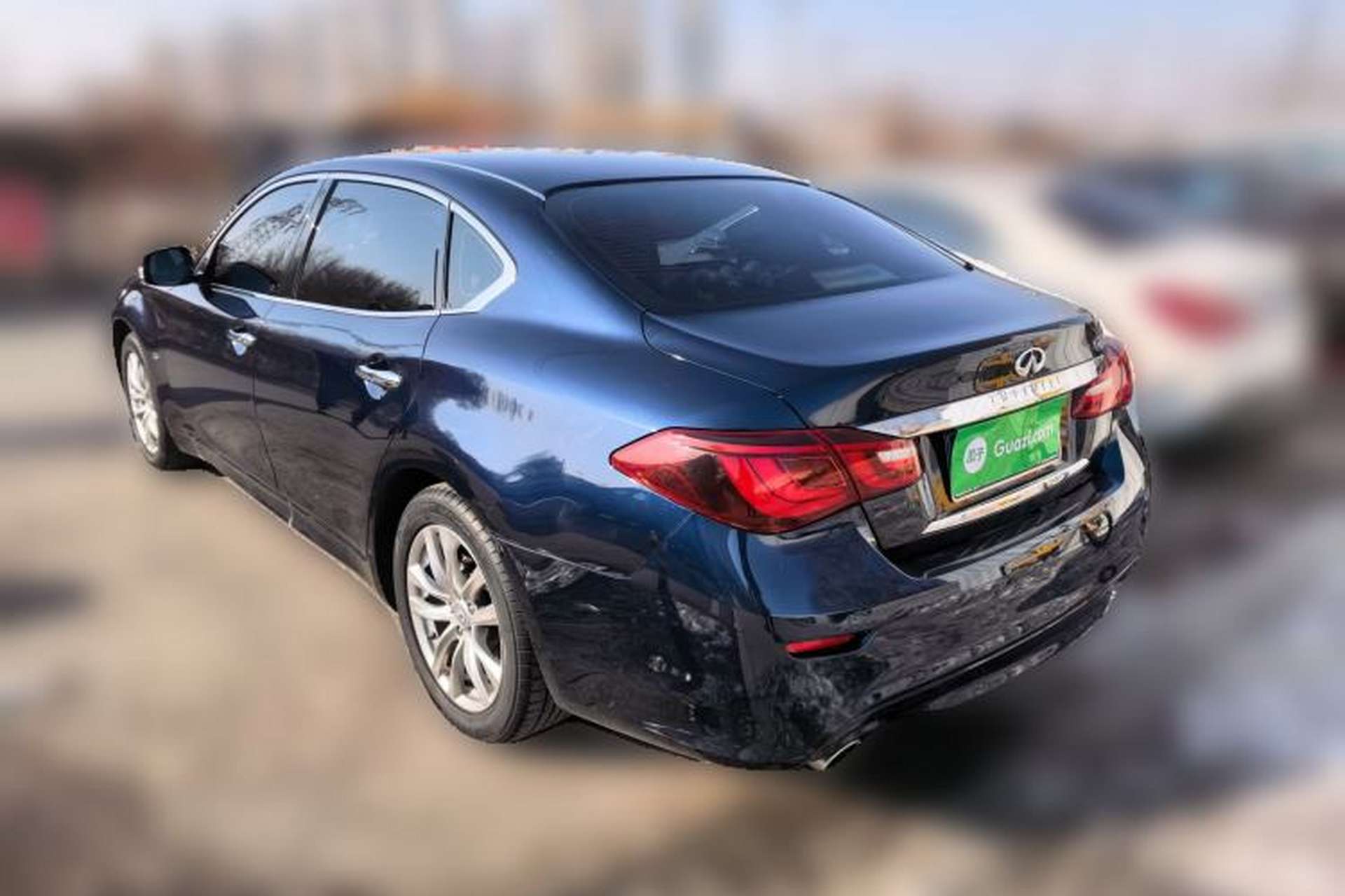 Used Infiniti Q70 2017 Q70L 2.5L Elite Edition Rear Left 45 Deg
