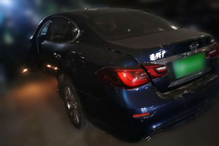 Used Infiniti Q70 2017 Q70L 2.5L Elite Edition Rear Left 45 Deg