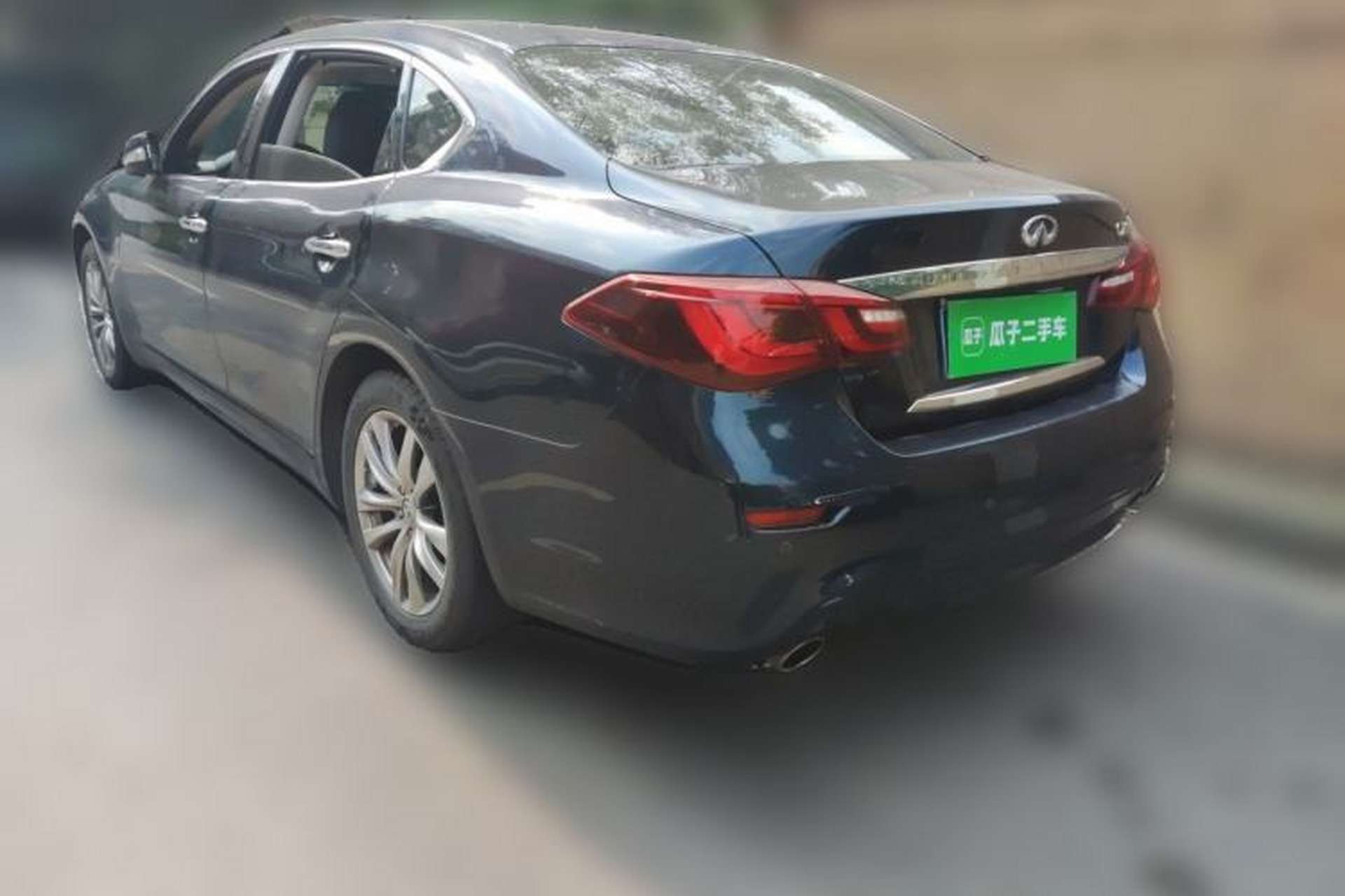 Used Infiniti Q70 2017 Q70L 2.5L Elite Edition Rear Left 45 Deg