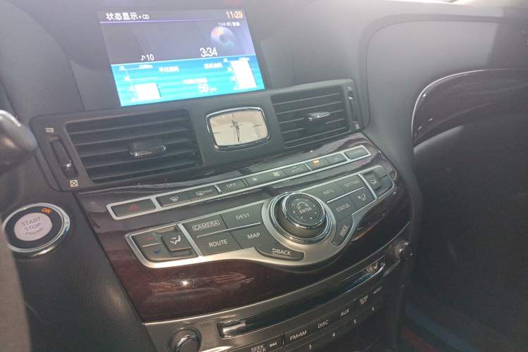 Used Infiniti Q70 2019 Q70L 2.0T Elite Plus Version Audio And AC Panel