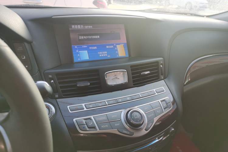 Used Infiniti Q70 2019 Q70L 2.0T Enjoyment Edition Audio And AC Panel