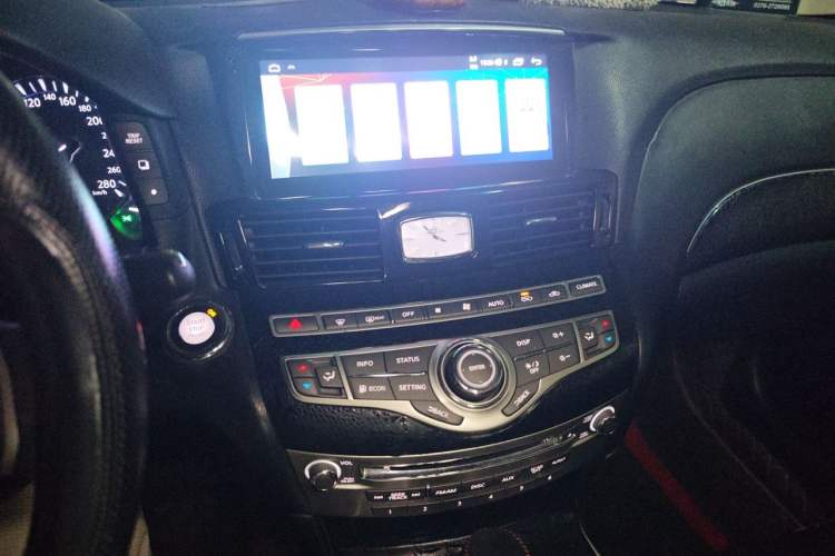 Used Infiniti Q70 2019 Q70L 2.0T Elite Edition Audio And AC Panel