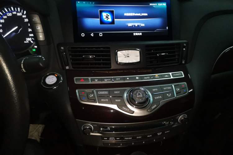 Used Infiniti Q70 2019 Q70L 2.0T Enjoyment Edition Audio And AC Panel