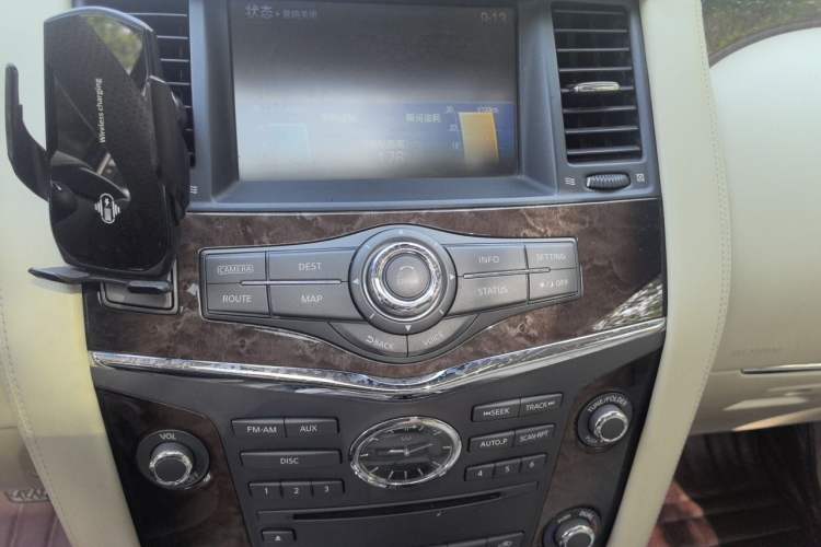 Used Infiniti QX 2011 QX56 Audio And AC Panel