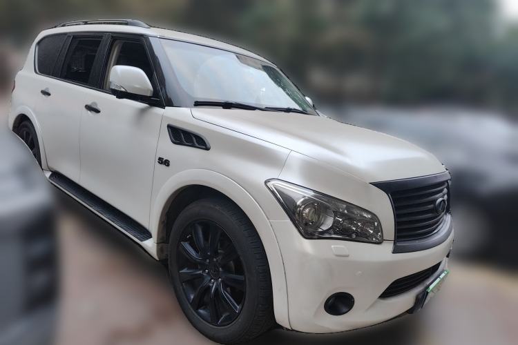 Used Infiniti QX 2013 QX56 Upgraded Model Front Right 45 Deg