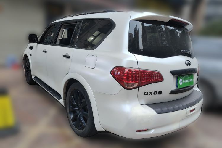 Used Infiniti QX 2013 QX56 Upgraded Model Rear Left 45 Deg