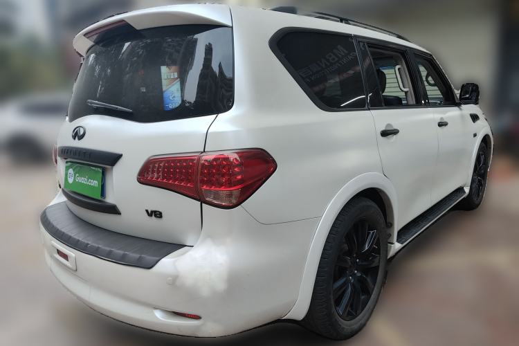 Used Infiniti QX 2013 QX56 Upgraded Model Rear Right 45 Deg
