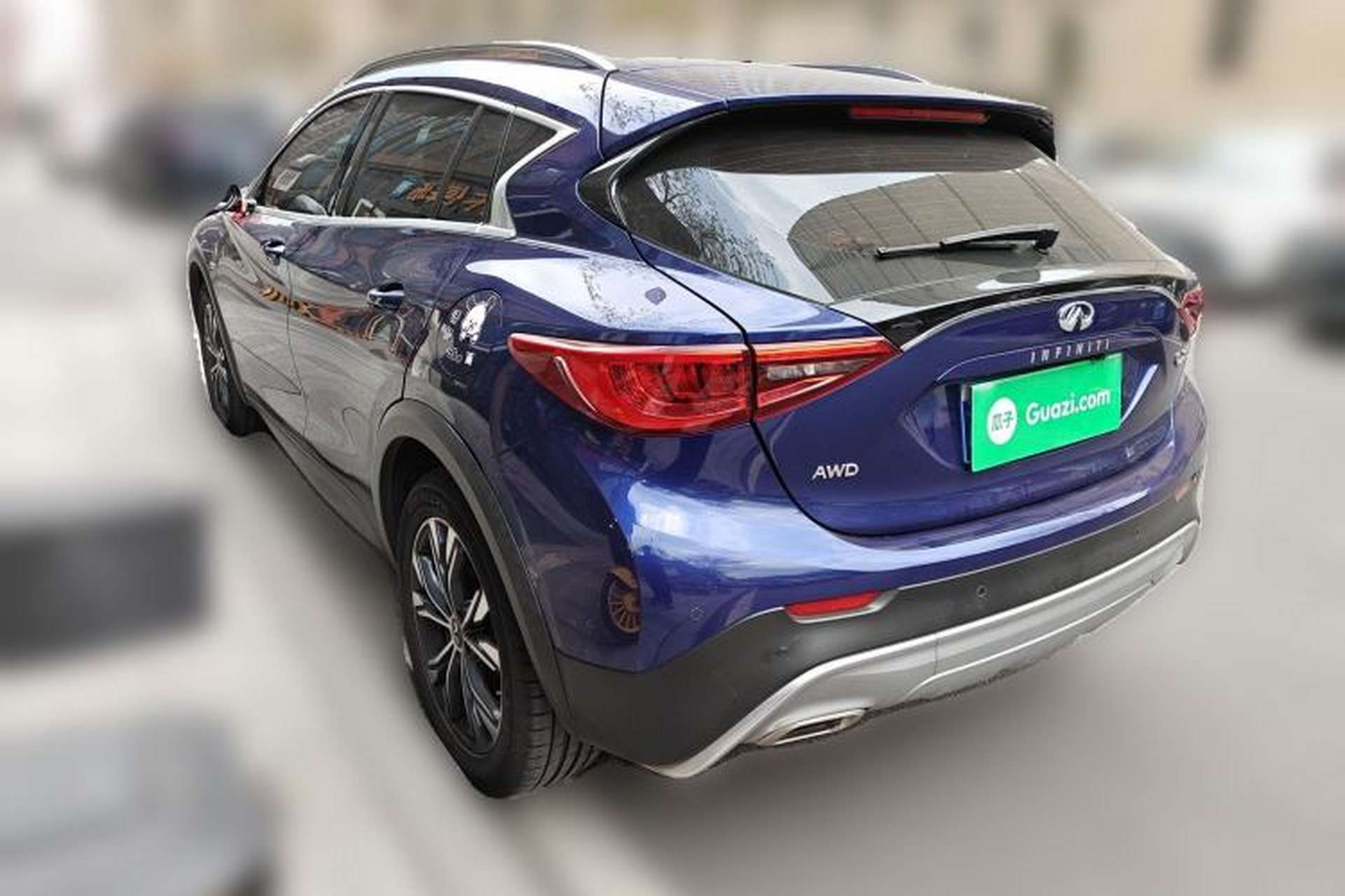 Used Infiniti QX30 2017 2.0T Four-Wheel Drive Fashion Edition Rear Left 45 Deg