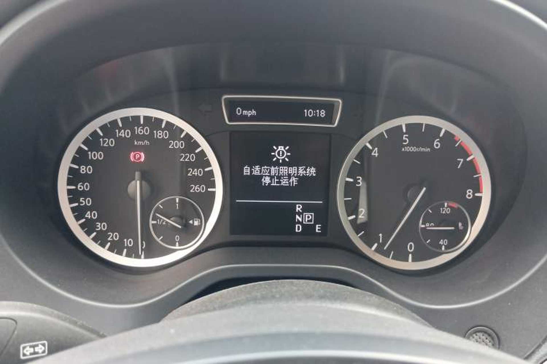 Used Infiniti QX30 2017 1.6T Two-Wheel-Drive Sport Edition Instrument Cluster