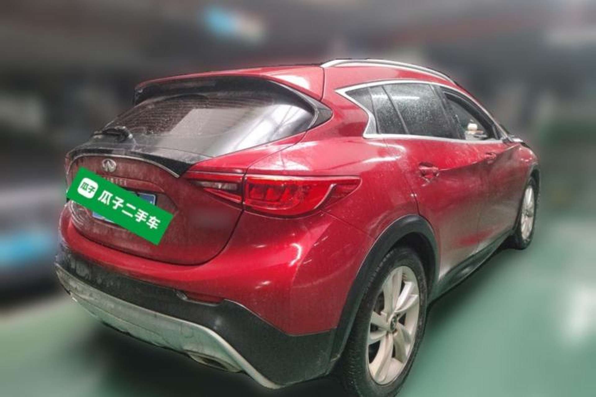 Used Infiniti QX30 2017 1.6T Two-Wheel-Drive Sport Edition Rear Right 45 Deg