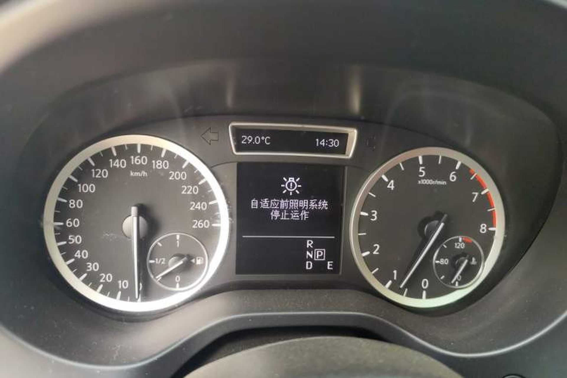 Used Infiniti QX30 2017 1.6T Two-Wheel-Drive Sport Edition Instrument Cluster