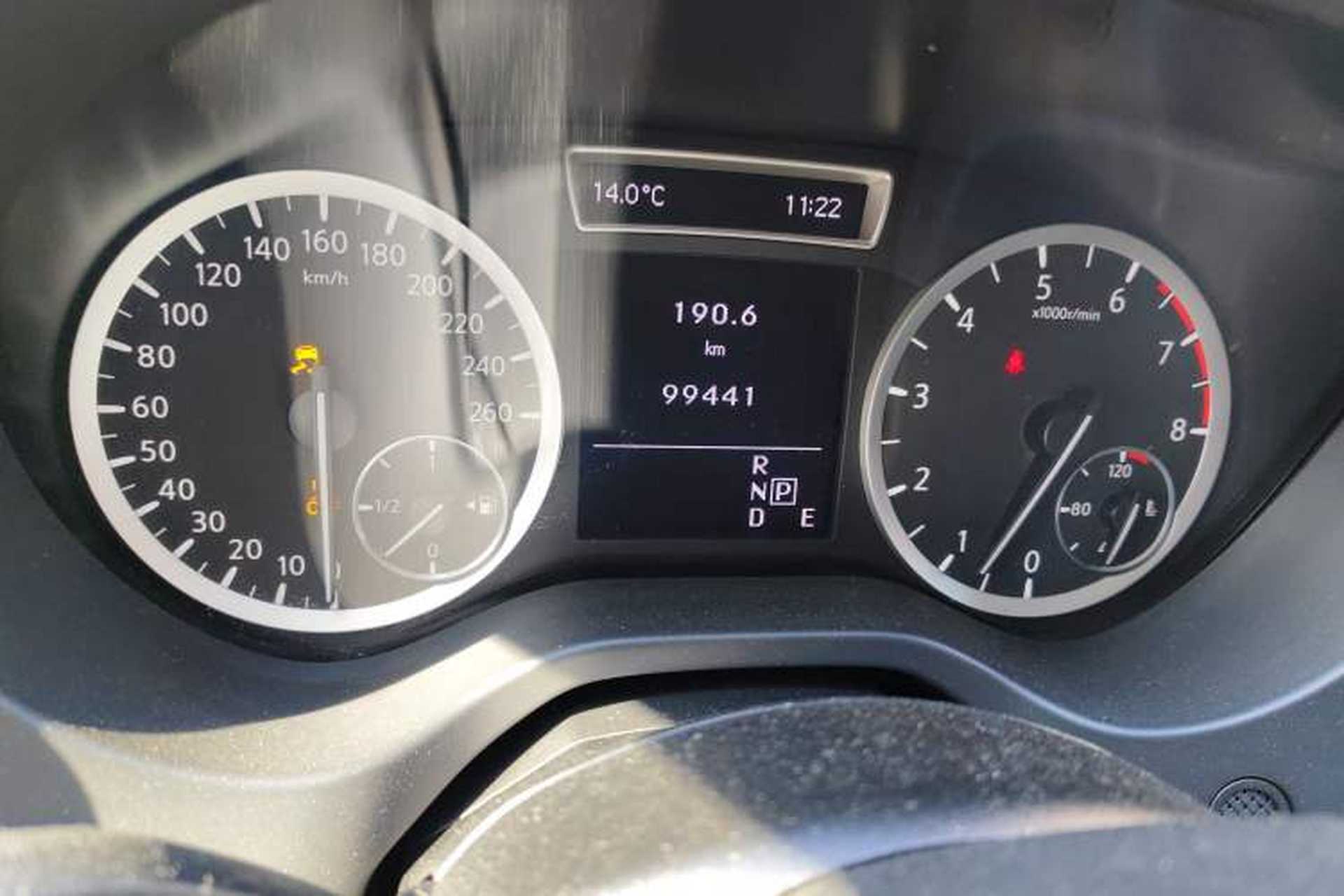 Used Infiniti QX30 2017 2.0T Four-Wheel Drive Fashion Edition Odometer Close Up