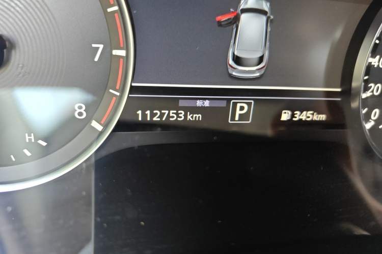 Used Infiniti QX50 2018 2.0T Four-Wheel Drive Elite Edition Odometer Close Up