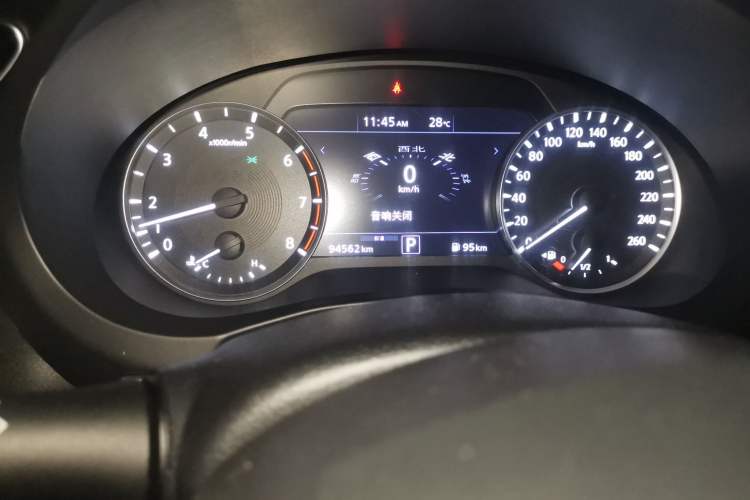 Used Infiniti QX50 2018 2.0T Four-Wheel Drive Elite Edition Odometer Close Up