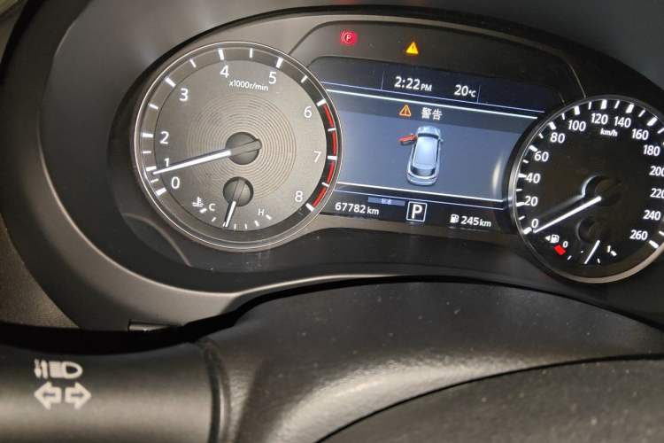Used Infiniti QX50 2018 2.0T Two-Wheel Drive Fashion Edition Odometer Close Up