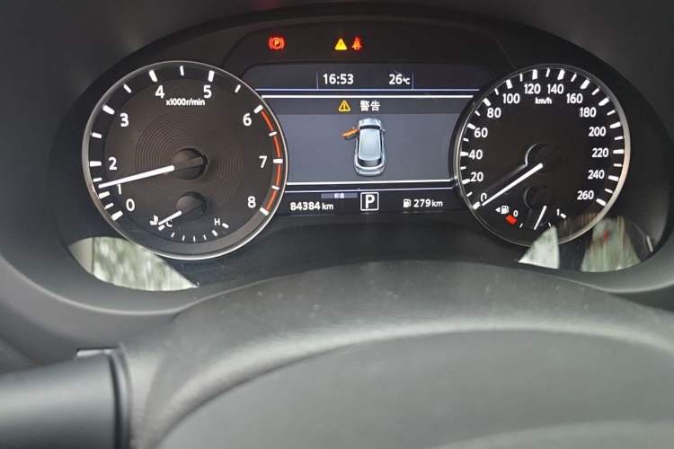 Used Infiniti QX50 2018 2.0T Two-Wheel Drive Fashion Edition Odometer Close Up