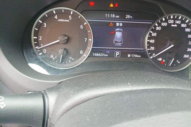 Used Infiniti QX50 2018 2.0T Four-Wheel Drive Elite Edition Odometer Close Up