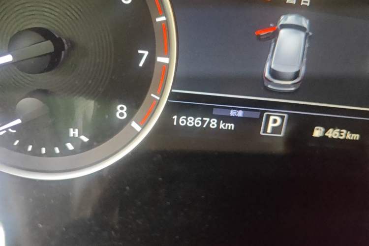 Used Infiniti QX50 2018 2.0T Two-Wheel Drive Fashion Edition Odometer Close Up