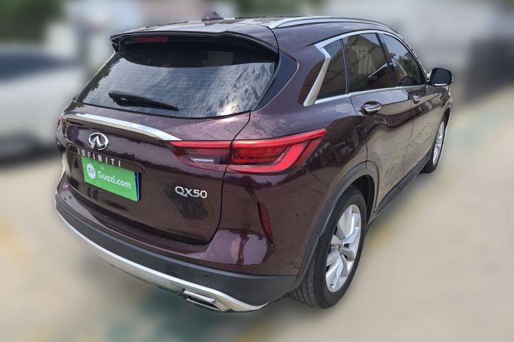 Used Infiniti QX50 2018 2.0T Two-Wheel Drive Fashion Edition Rear Right 45 Deg