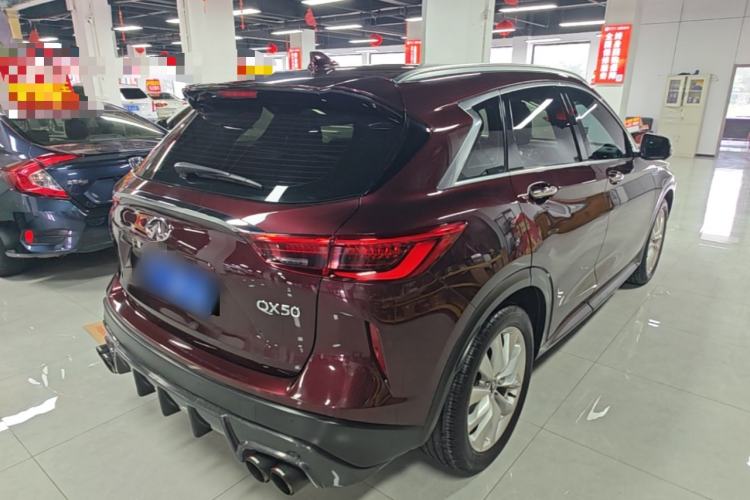 Used Infiniti QX50 2018 2.0T Two-Wheel Drive Fashion Edition Rear Right 45 Deg